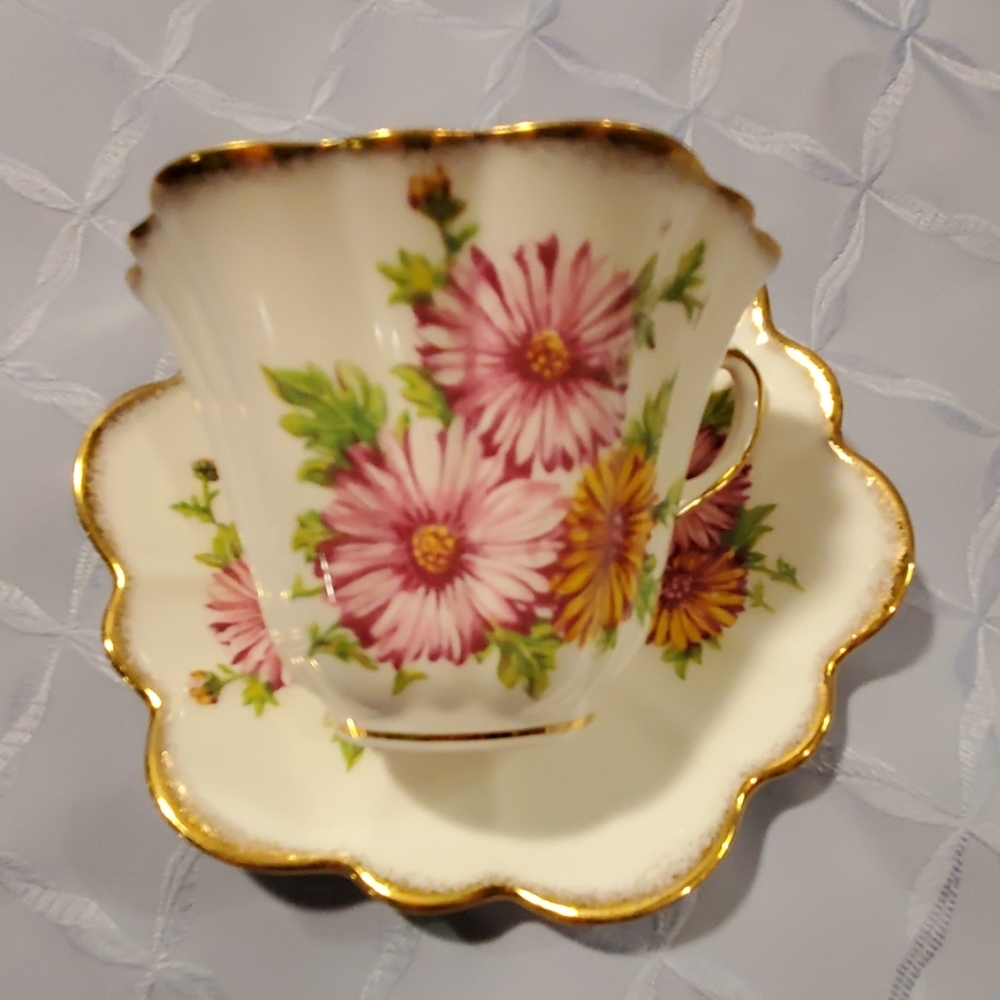 **HP**ROSINA Teacup & Saucer #5399 Daisy - Picture 8 of 8